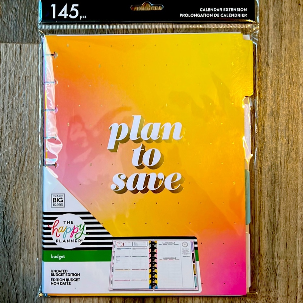 Happy Planner Budget Extension 145 pieces